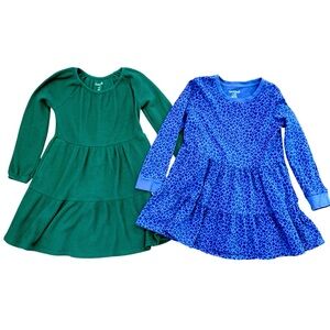 Girls size 6 Green and Blue Kids Dresses